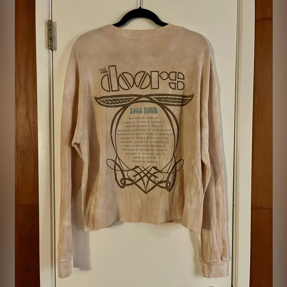 Daydreamer The Doors 1968 Cropped Thermal Top - Picture 3 of 10